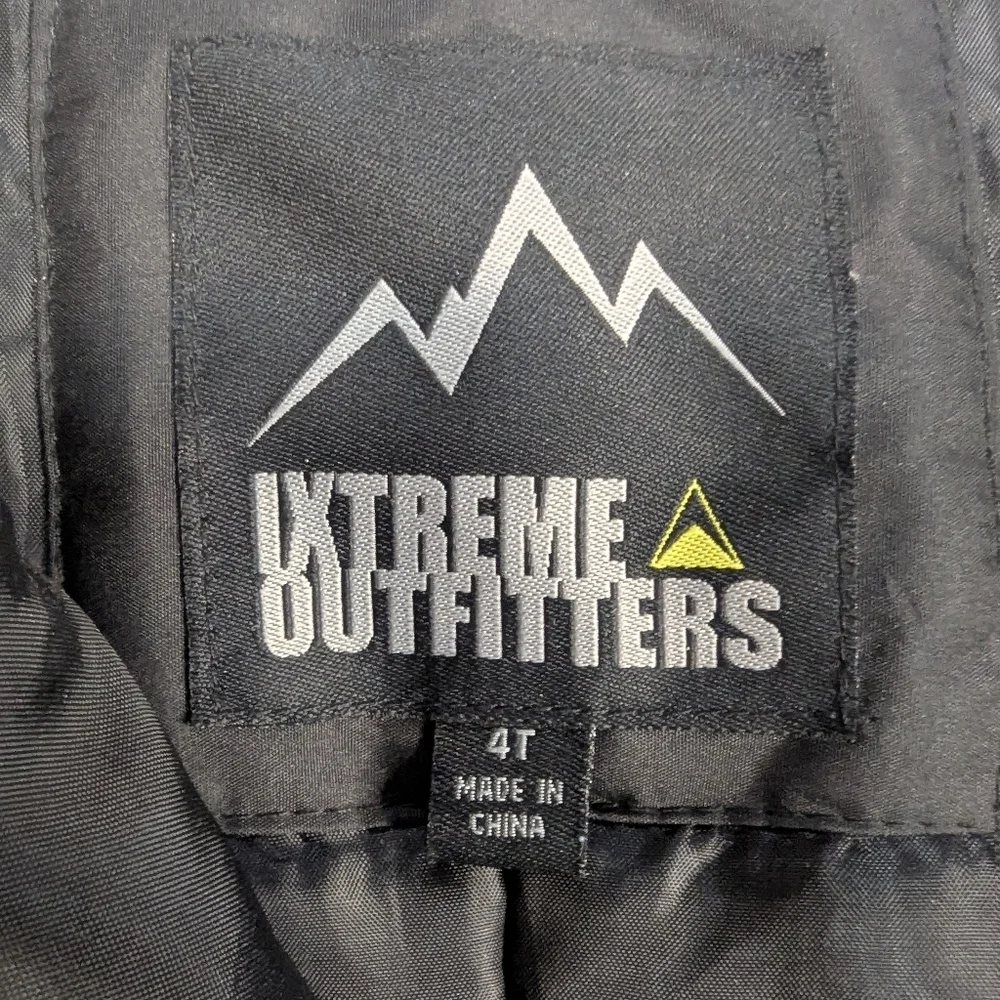 IXTREME OUTFITTERS 4T Bib Ski Pants Overalls Black
